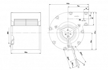 Центробежный вентилятор ebmpapst D2E097CB0102