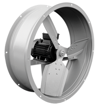 Вентилятор осевой ВО 06-300 №4 с двигателем 0,12/1500 Завод Вентилятор