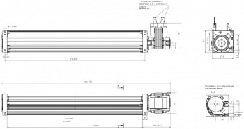 Тангенциальный вентилятор ebmpapst QL3/3000A2-2118LH-455ca
