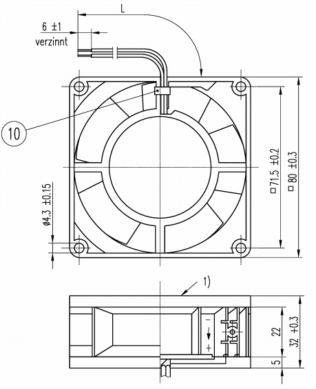 Вентилятор компактный ebmpapst 8318 H