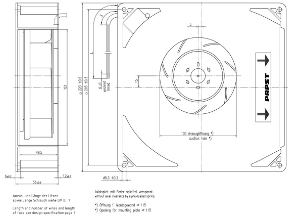 Вентилятор компактный ebmpapst RG 160-28/14 N/19TDR