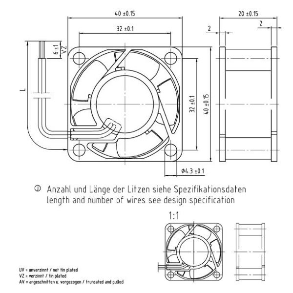 Вентилятор компактный ebmpapst 414 H