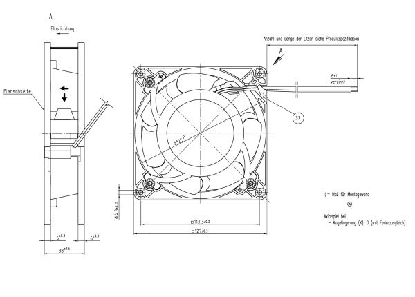 Вентилятор компактный ebmpapst DV 5214 N
