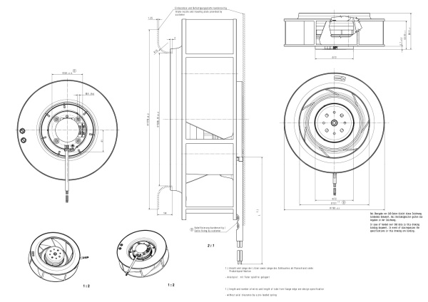 Вентилятор компактный ebmpapst RER 190-45/18/2 TDP