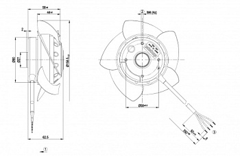 Осевой вентилятор ebmpapst A2D160AB2207