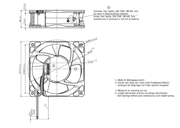 Вентилятор компактный ebmpapst 4114 NH5R