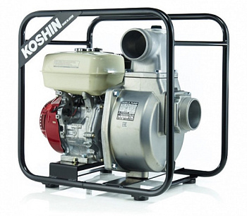 Мотопомпа бензиновая для загрязненных вод Koshin SEH-100X