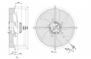 Осевой вентилятор ebmpapst S2D300AP0231