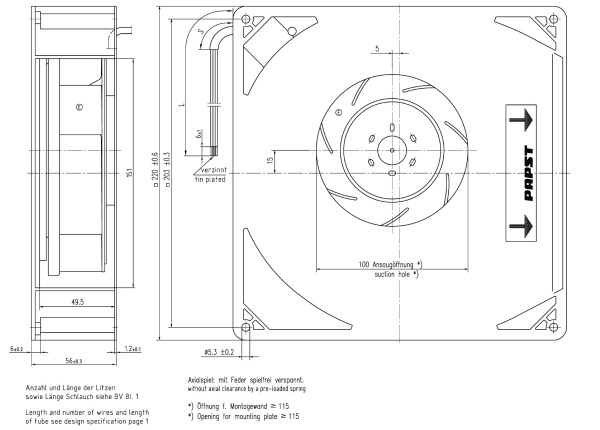 Вентилятор компактный ebmpapst RG 160-28/12 N/12