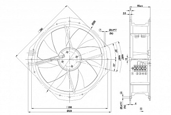 Осевой вентилятор ebmpapst W1G250HH3752