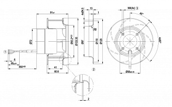 Центробежный вентилятор ebmpapst R1G133AA6547